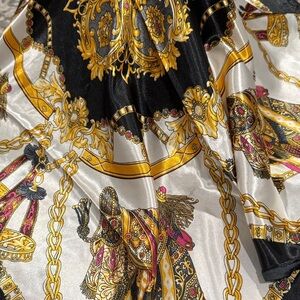 Elegant Black and Gold Women's Skirt